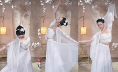 [抖音主播][高颜值高画质舞蹈主播吊带长裙][柳云灿_Ww23100][2024.0711][8.89GB]